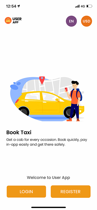 taxi booking app introduction